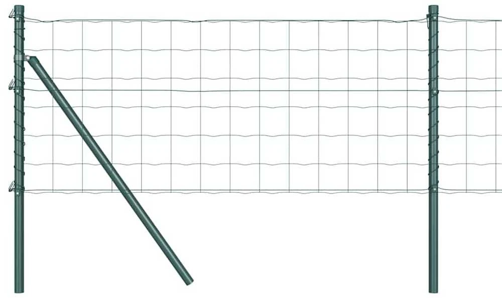 Euro tvoros žemės tvirtinimas 25 x 0,8 m PVC dengtas plienas
