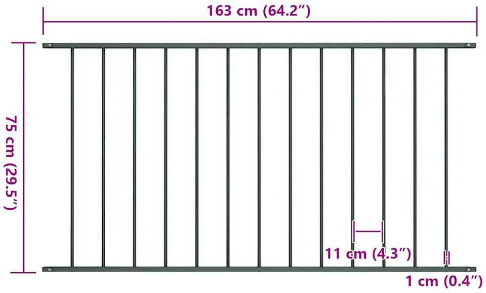 Tvoros plokštė, antracito spalvos, 1,7x0,75m, plienas