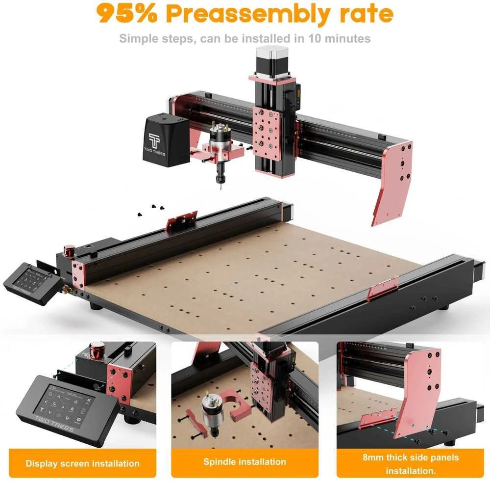 Grąžtas TwoTrees TTC450 Pro CNC graviravimo staklės