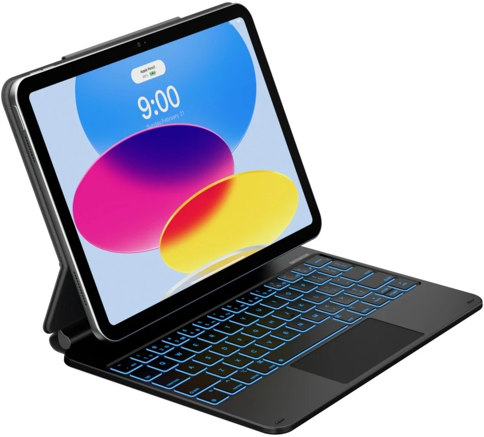 Typecase Edge do iPad 11" (A16) 2025 / iPad 10.9" 2022 juoda