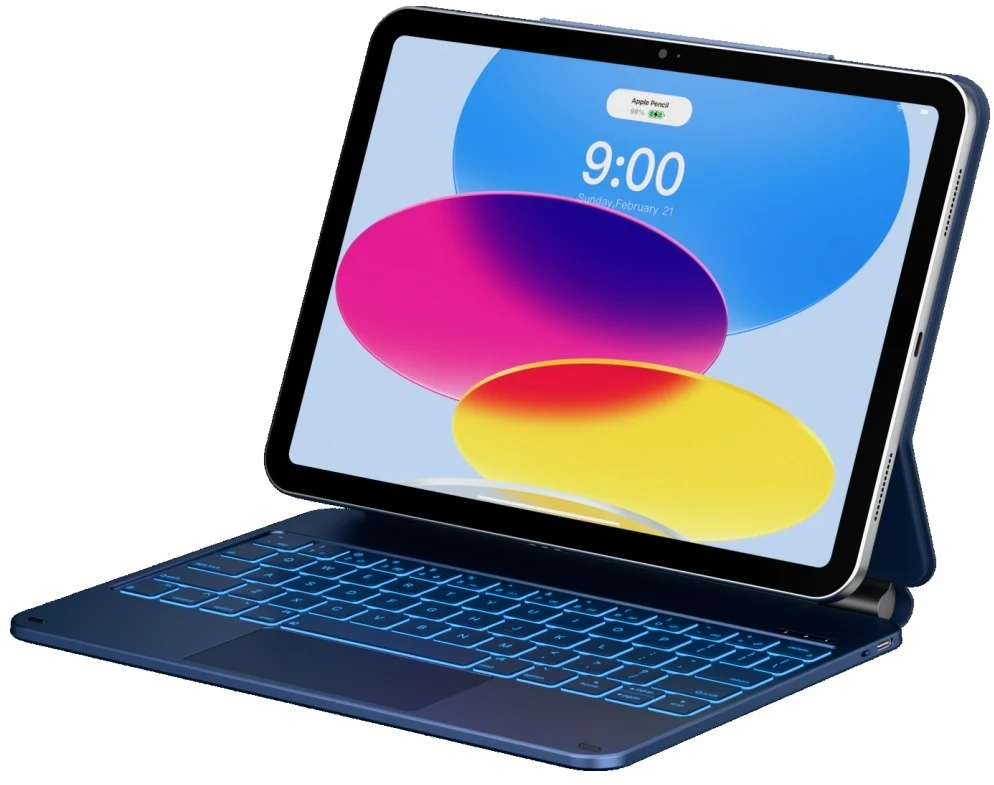 Typecase Edge do iPad 11" (A16) 2025 / iPad 10.9" 2022 mėlynas