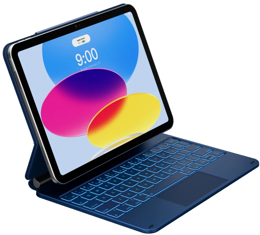 Typecase Edge do iPad 11" (A16) 2025 / iPad 10.9" 2022 mėlynas