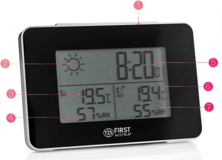 Tzs First Austria First Austria Meteo stotelė First FA-2461-6-WI