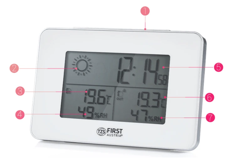 Tzs First Austria First Austria Meteo stotelė First FA-2461-6-WI