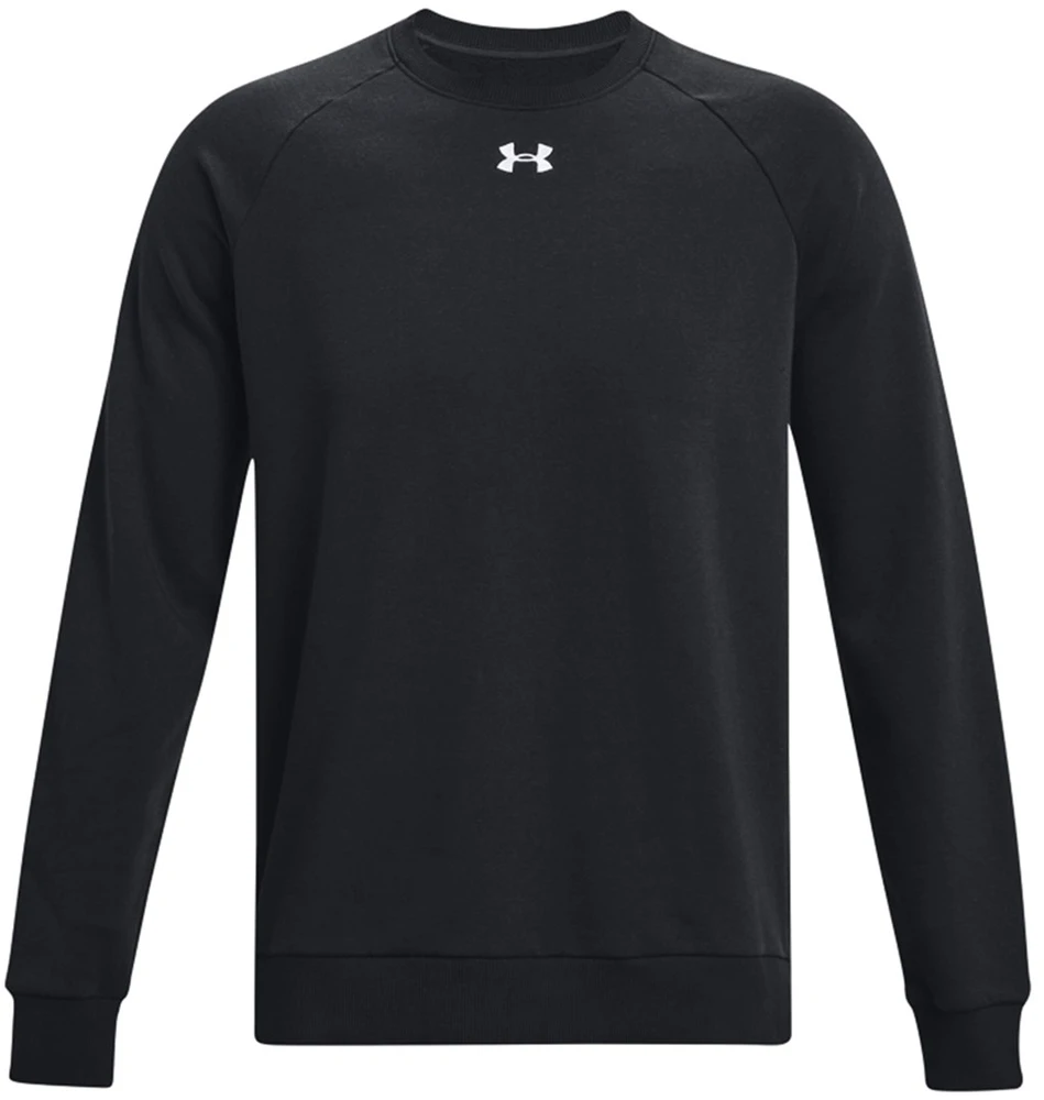 UAR Under Armour vyriškas „Rival Fleece Crew“ megztinis, juodas 1379755 001
