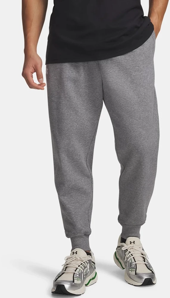 UAR Under Armour UA Rival Fleece Kištukinis Pilka Medvilnė, Poliesteris