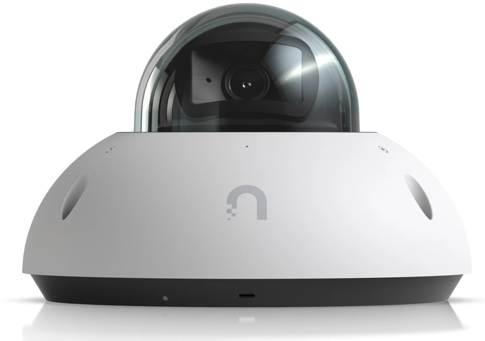 Ubiquiti G6 Dome IP apsaugos kamera, skirta vidaus ir lauko sąlygoms, 3840 x 2160 pikselių, skirta luboms/sienoms.