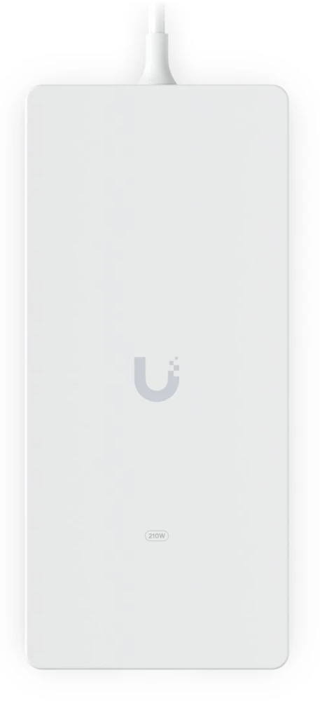 UBIQUITI AC ADAPTER 210W. AN AC POWER ADAPTER DELIVERS 210W AT 54V DC FOR A POE SWITCH