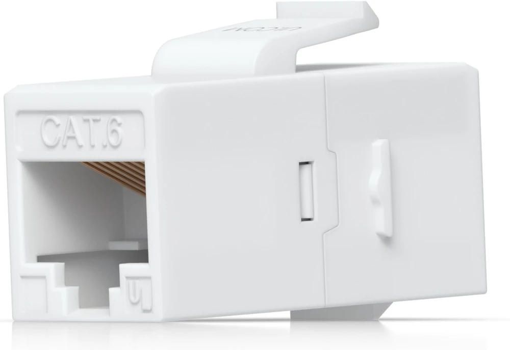 UBIQUITI CAT6 KEYSTONE JUNGTIS, 12 VNT. PRALEIDŽIAMAS CAT6 KEYSTONE JUNGTIS, SKIRTAS IŠ ANKSTO PARUOŠTIEMS ETHERNET KABELIAMS PRIJUNGTI.