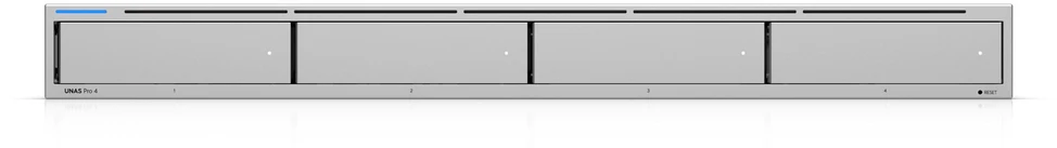 Ubiquiti UNAS-PRO-4 NAS ir duomenų saugojimo serveris Stovas (1U) Cortex-A Cortex-A57 16 GB Pilka