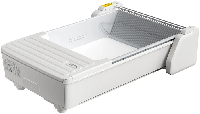 Gyvūnų Prekės - UBPet C31 Išmanusis Automatinis Šiukšlių Dėžė, Dviejų Šukų Sistema, Programėlės Stebėjimas, 1–11 kg, Balta