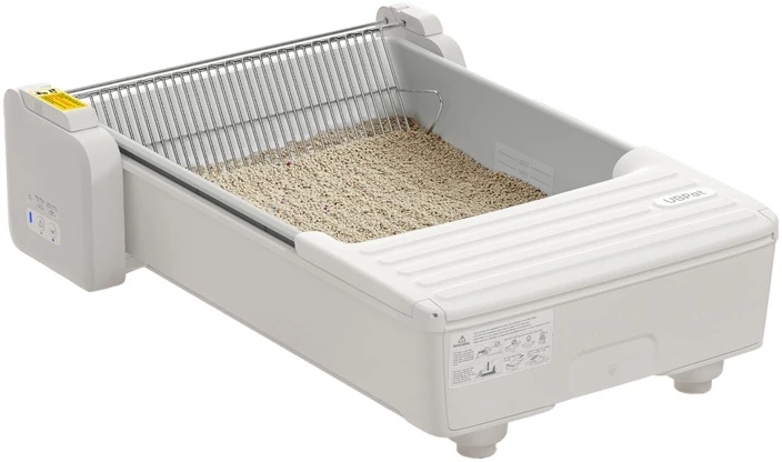 Gyvūnų Prekės - UBPet C31 Išmanusis Automatinis Šiukšlių Dėžė, Dviejų Šukų Sistema, Programėlės Stebėjimas, 1–11 kg, Balta