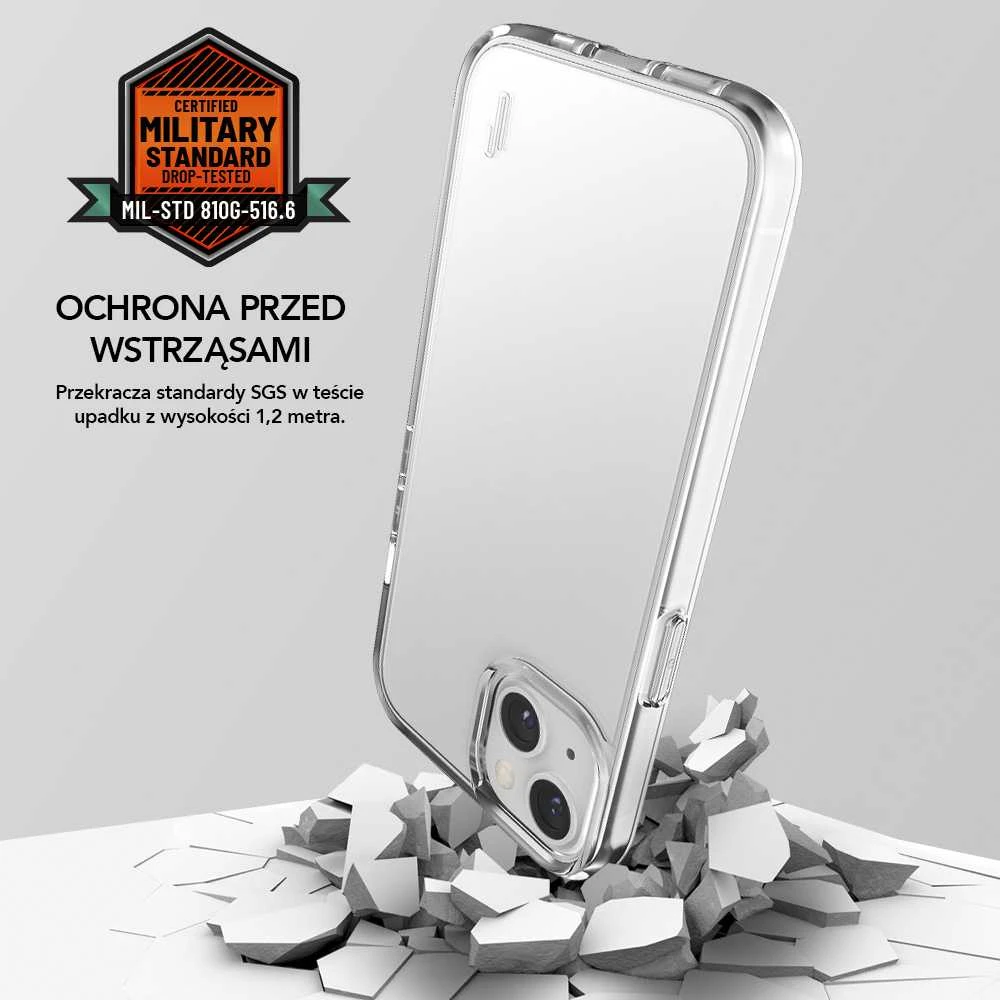 Ugly Rubber Pure Apple iPhone X / Xs dėklas telefonui skaidrus