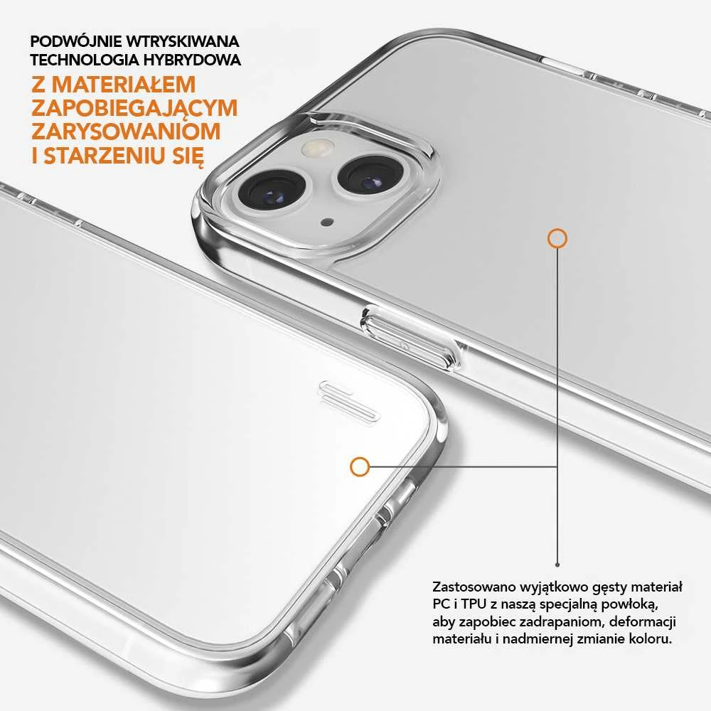 Ugly Rubber Pure Apple iPhone X / Xs dėklas telefonui skaidrus