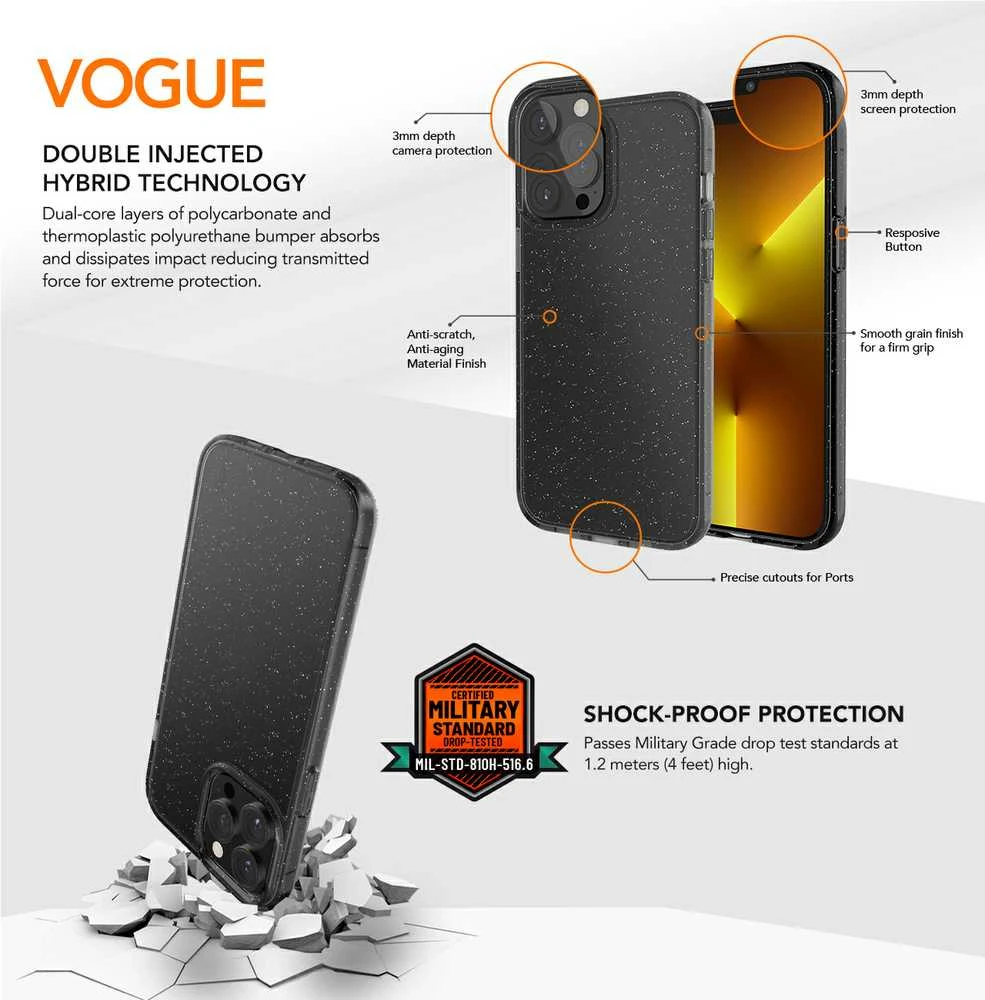 Ugly Rubber Vogue Apple iPhone 15 Plus 6,7" dėklas telefonui rožinio aukso spalvos