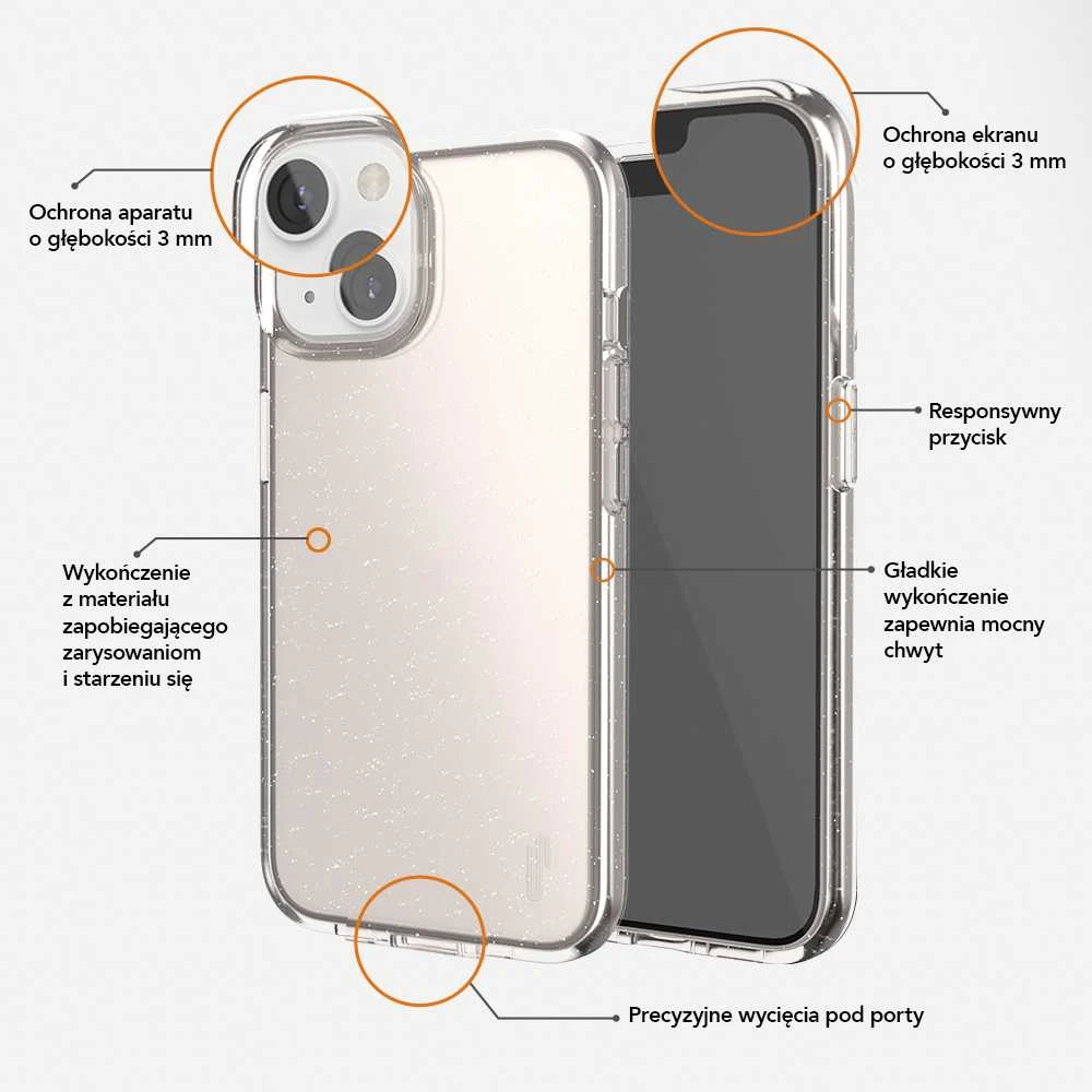 Ugly Rubber Vogue Apple iPhone 15 Plus 6,7" dėklas telefonui rožinio aukso spalvos