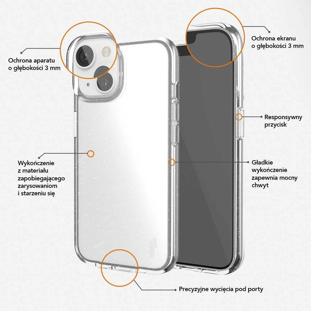Ugly Rubber Vogue Apple iPhone Xr 6,1" dėklas telefonui skaidrus