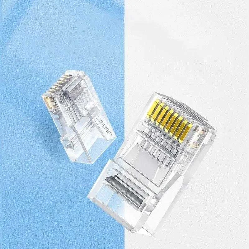 Moduliniai kištukai RJ45 Cat 6 UGREEN 50961, 10 vnt - skaidrūs