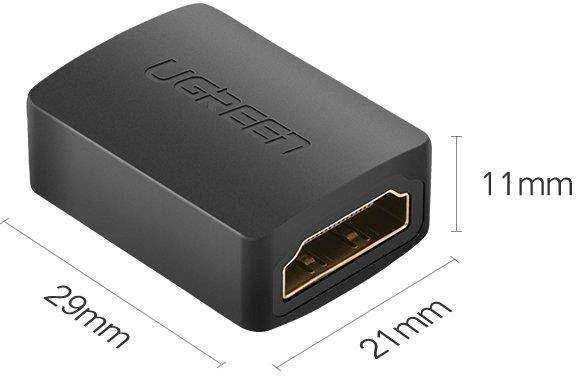 UGREEN 20107 HDMI 4K adapteris juodas