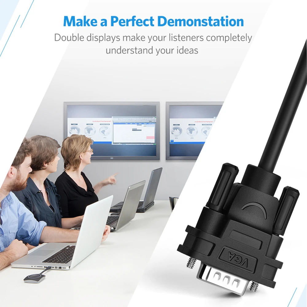 Vaizdo skirstytuvas UGREEN 40254 VGA - 2x VGA 1m