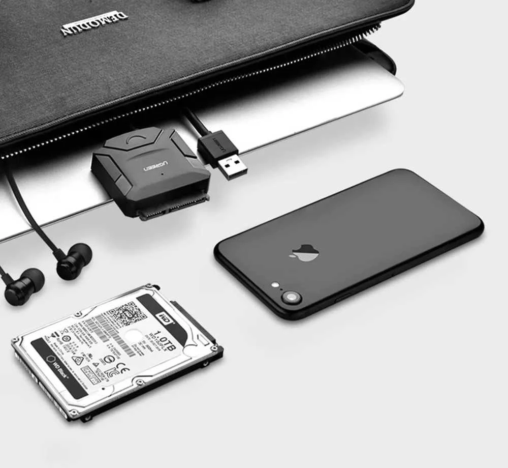 Ugreen 2.5'' / 3.5'' SATA – USB 3.0 adapteris (CR108)
