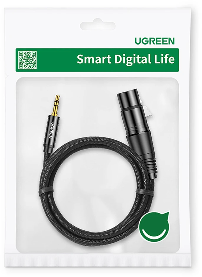 UGREEN AV182 XLR - 3.5mm AUX 1m