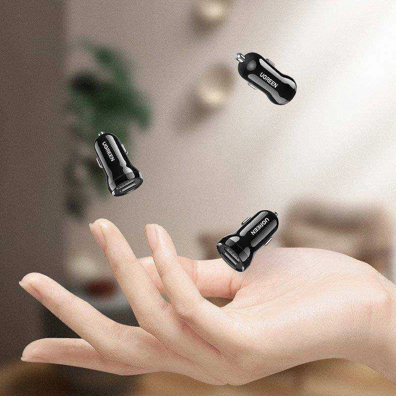 UGREEN automobilinis įkroviklis ED018 2x USB 24W