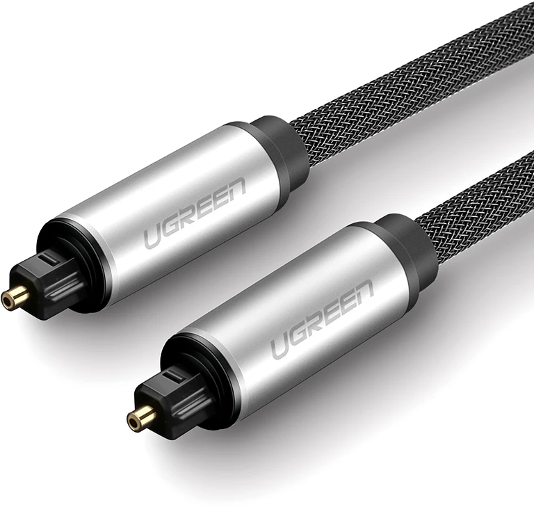 UGREEN AV108 Toslink Audio optinis kabelis 1m pilkas
