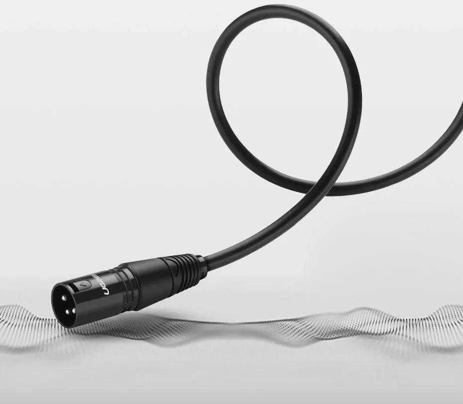 XLR lizdas XLR kištukinis kabelis UGREEN 20710B - 2m (juodas)