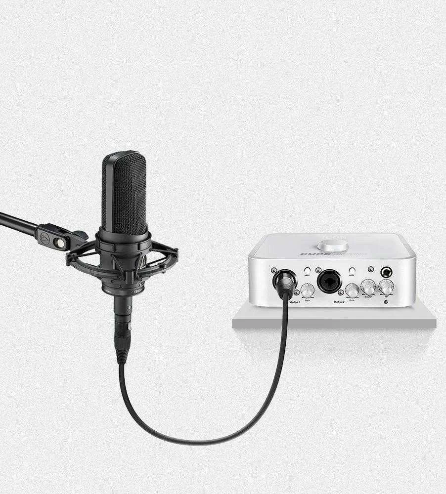 Kabelis XLR lizdas XLR kištukinis kabelis UGREEN AV130 - 5m (juodas)