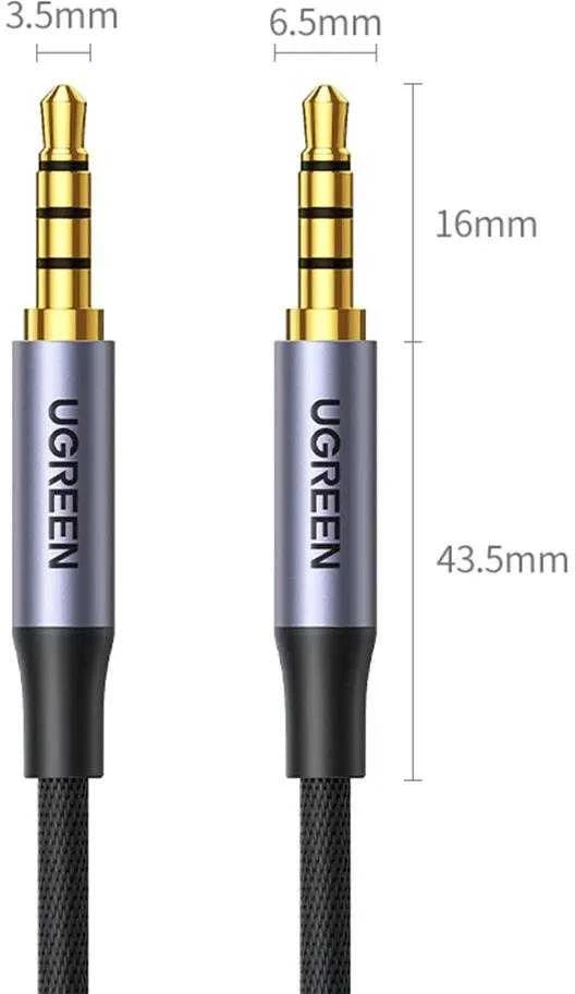 UGREEN AV183 AUX kabelis 3.5mm 2m
