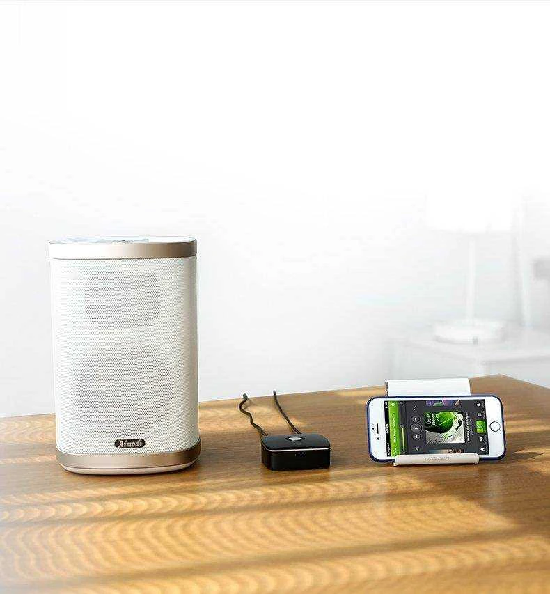 Ugreen Bluetooth 5.0 imtuvo adapteris 2x RCA 3.5mm lizdas aptX juodas