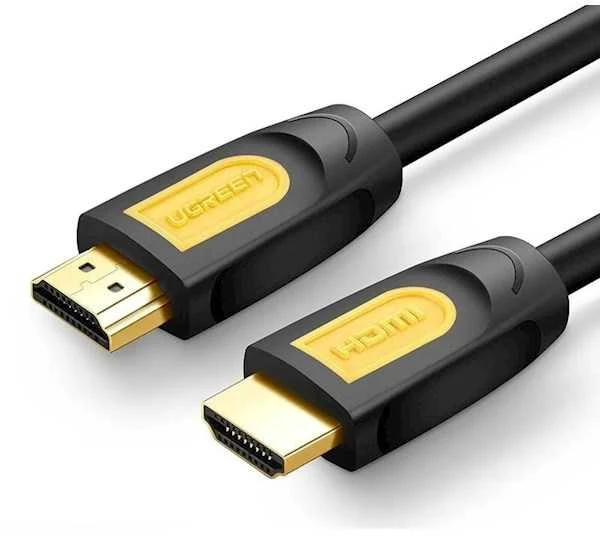 Kabelis HDMI 2.0 UGREEN HD101, 4K 60Hz, 1m (juoda-geltona)