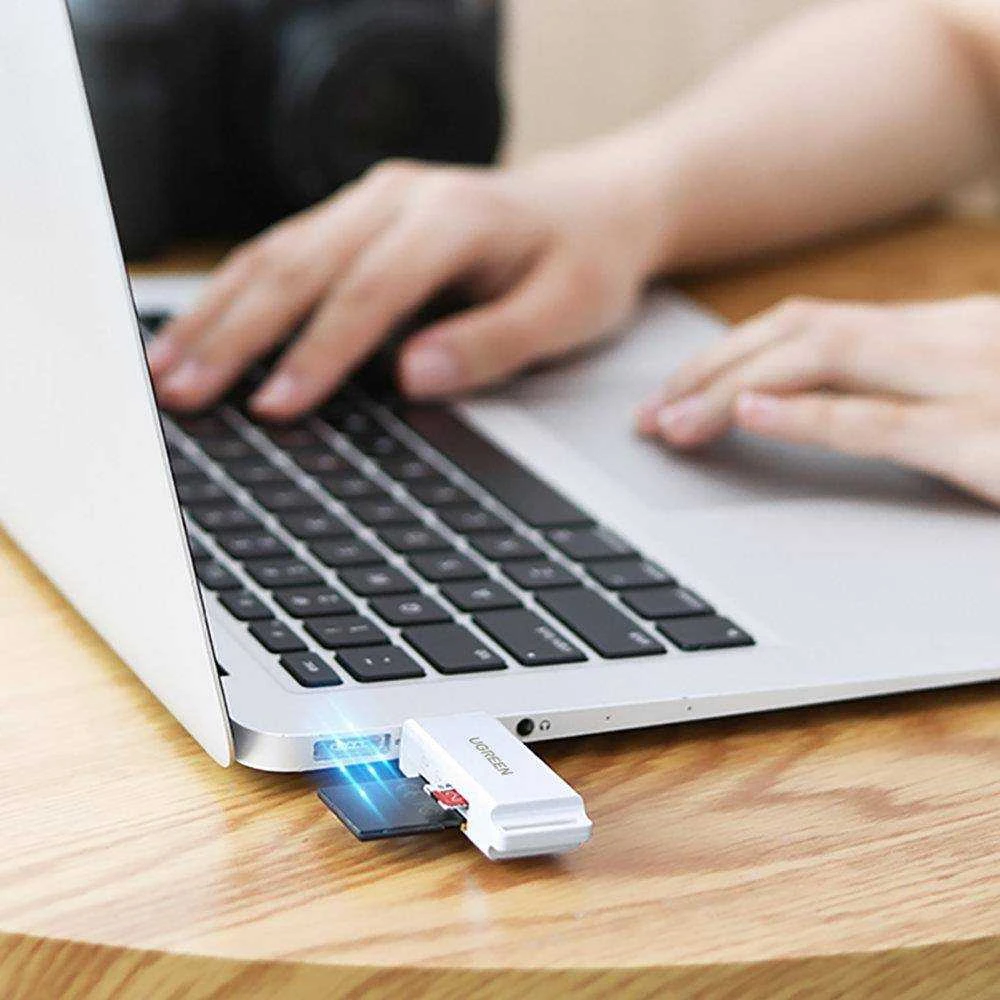 Atminties kortelė Kortelių skaitytuvas - Ugreen CM104 SD / TF USB 3.0 - Juodas