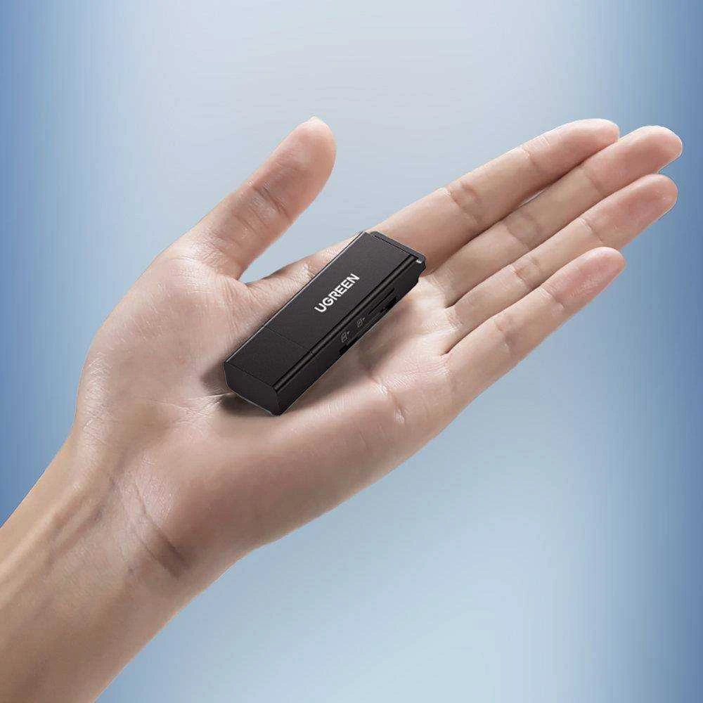 Atminties kortelė Kortelių skaitytuvas - Ugreen CM104 SD / TF USB 3.0 - Juodas