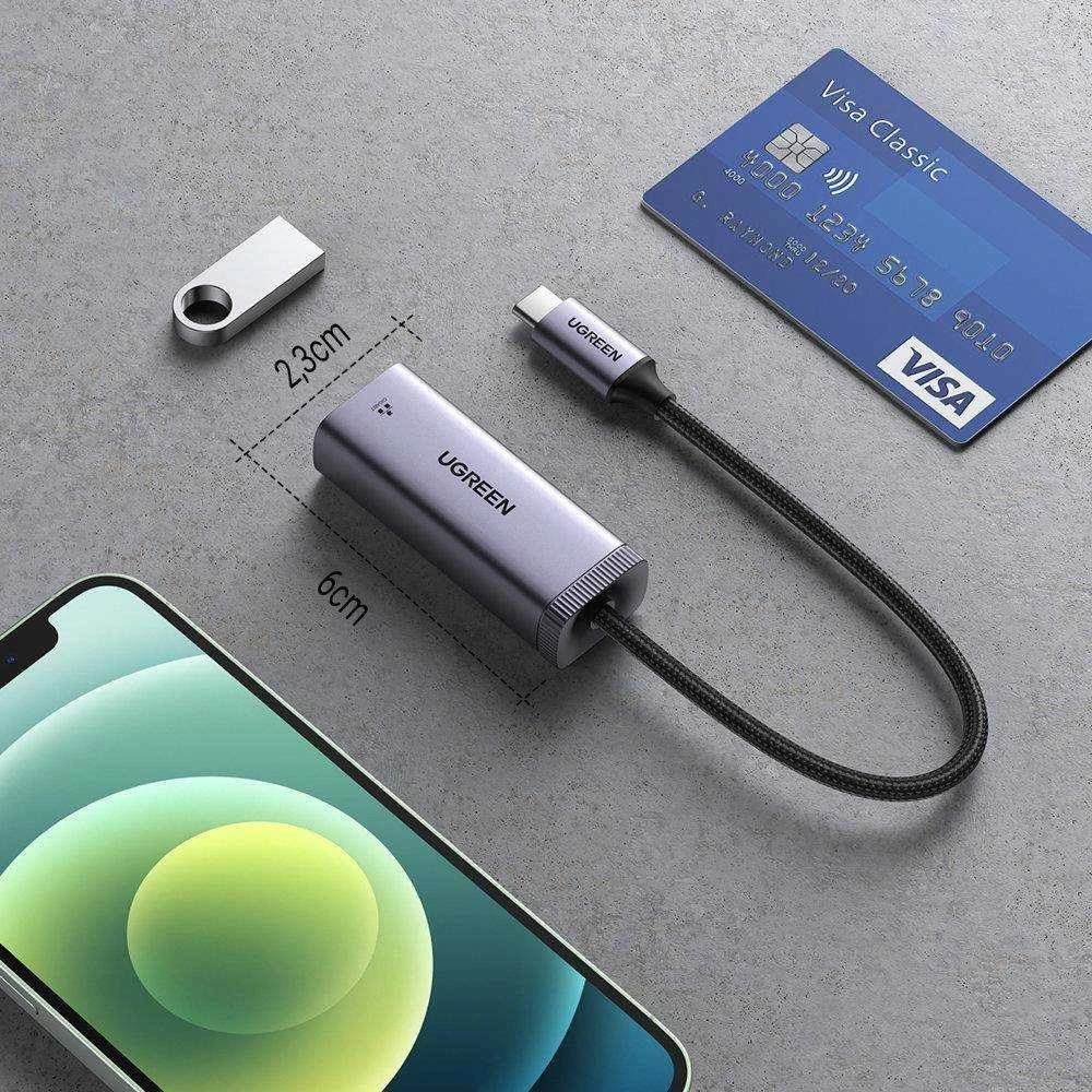 UGREEN CM483 USB-C - RJ45 tinklo adapteris