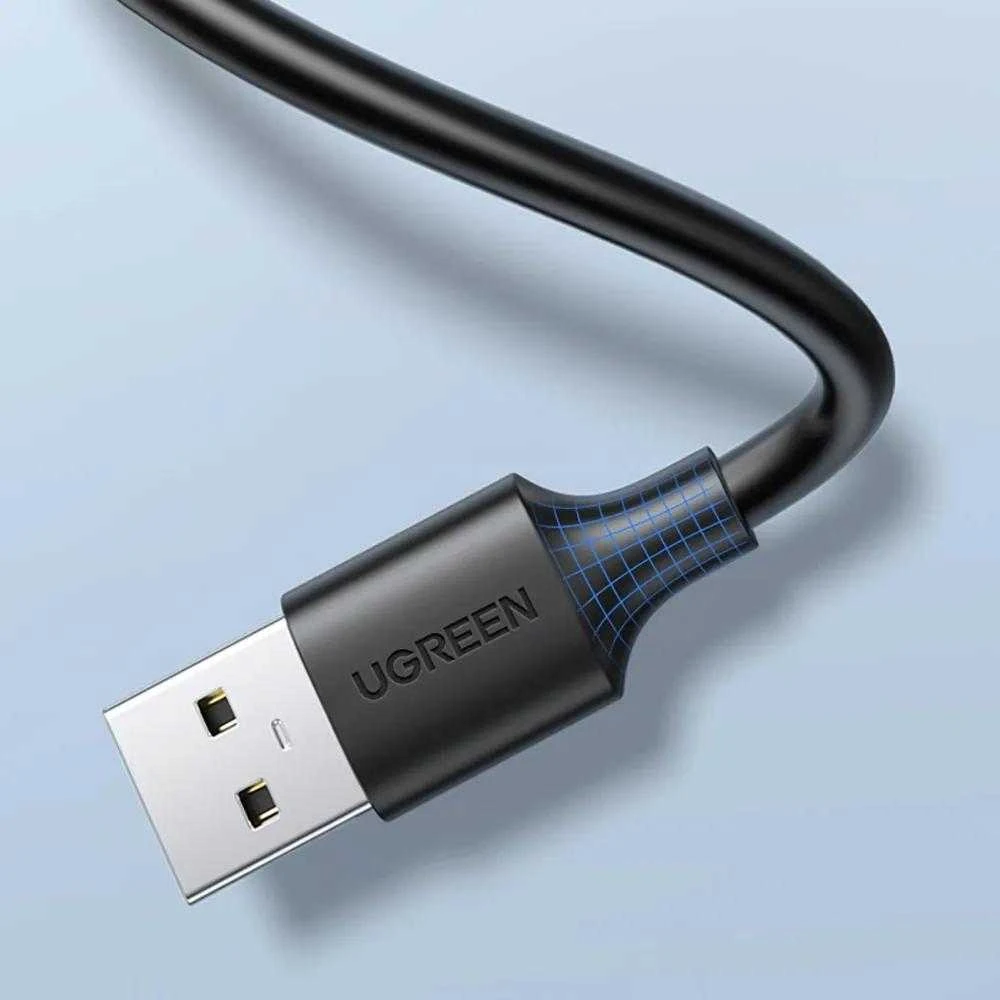 UGREEN US103 USB 2.0 kabelio prailginimas 5m - Juodas