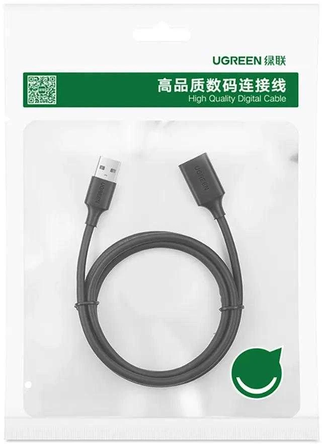 UGREEN US103 USB 2.0 kabelio prailginimas 5m - Juodas