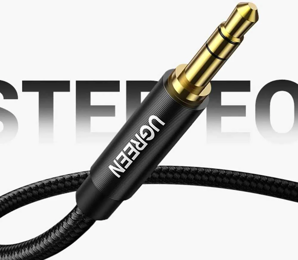 UGREEN 3.5mm AUX kabelis 1m - Juodas