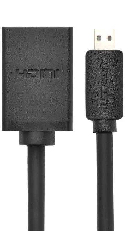 Adapteris UGREEN 20134 Micro HDMI į HDMI, 20cm (juodas)