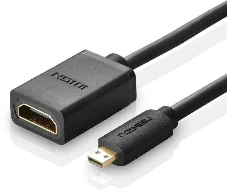 Adapteris UGREEN 20134 Micro HDMI į HDMI, 20cm (juodas)