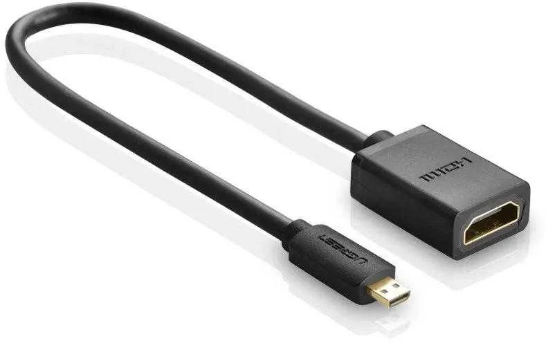 Adapteris UGREEN 20134 Micro HDMI į HDMI, 20cm (juodas)