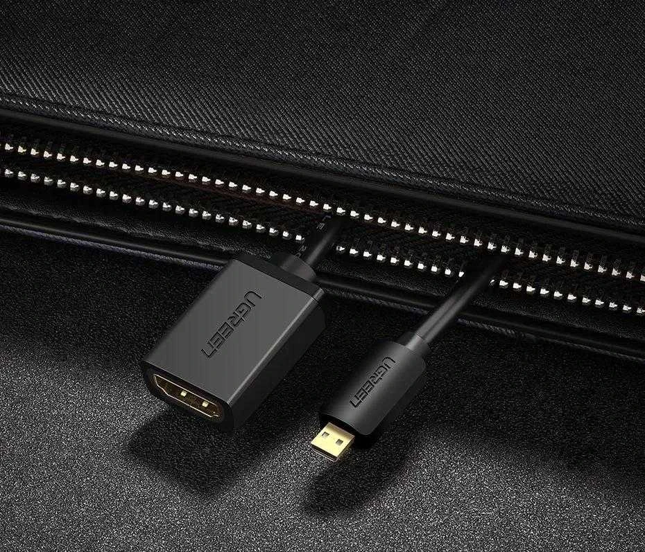 Adapteris UGREEN 20134 Micro HDMI į HDMI, 20cm (juodas)