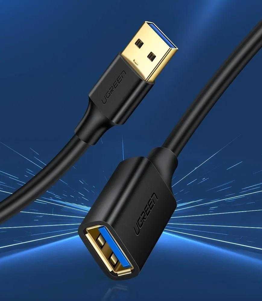 Prailgintas kabelis UGREEN USB 3.0 2m (juodas)
