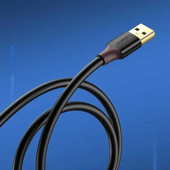USB 3.0 kabelis UGREEN 10368B, vyriškas, 1 m (juodas)