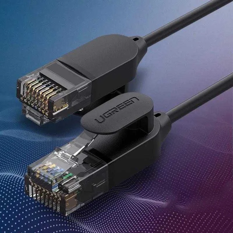 UGREEN NW122 Ethernet kabelis RJ45 Cat.6A UTP 10m - Juodas