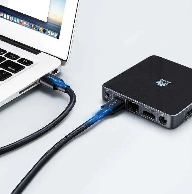 UGREEN USB 2.0 to USB 2.0 US102, M-M 0.5m (juodas