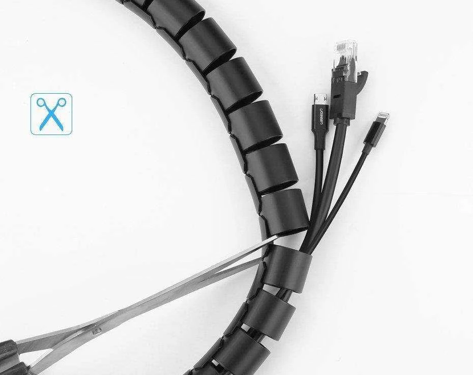 UGREEN LP121 lankstus apsauginis vamzdis DIA 25mm 5m - Juodas