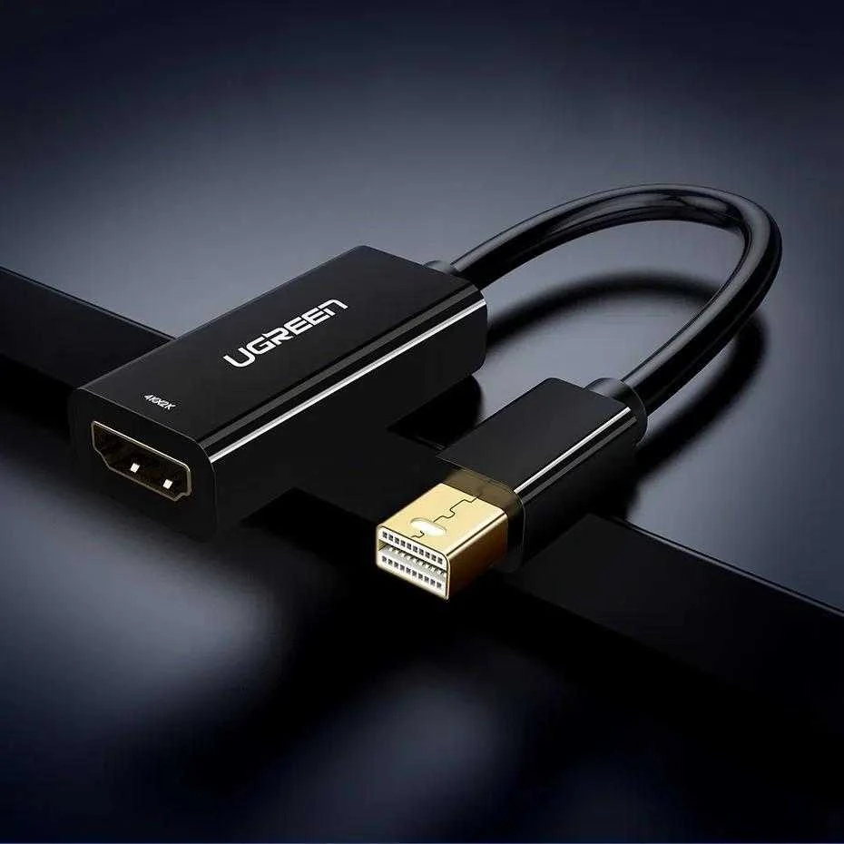 Ugreen MD112 10460 mini DisplayPort (vyriškas) / HDMI (moteriškas) FHD 1080p adapteris - baltas