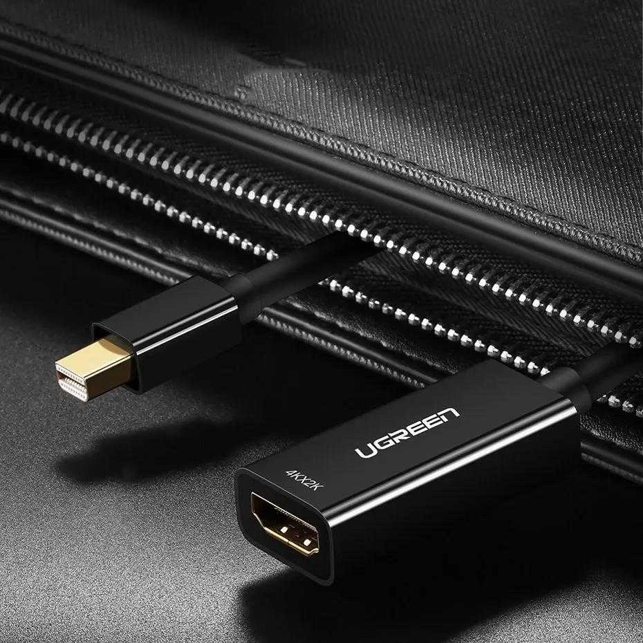 Ugreen MD112 10460 mini DisplayPort (vyriškas) / HDMI (moteriškas) FHD 1080p adapteris - baltas